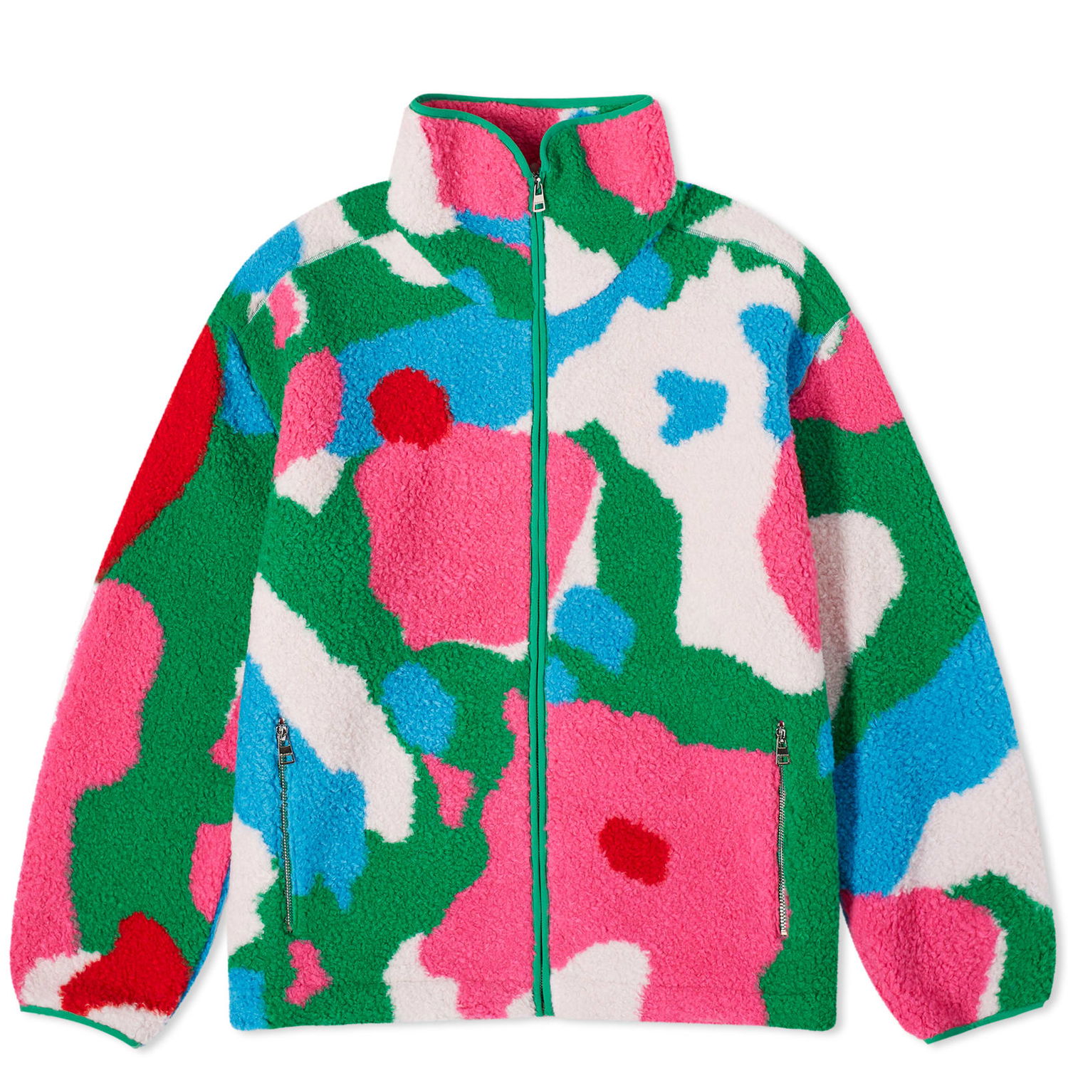 Яке JW Anderson Graphic Fleece Jacket Многоцветен | JK0294-PG1486-398, 0