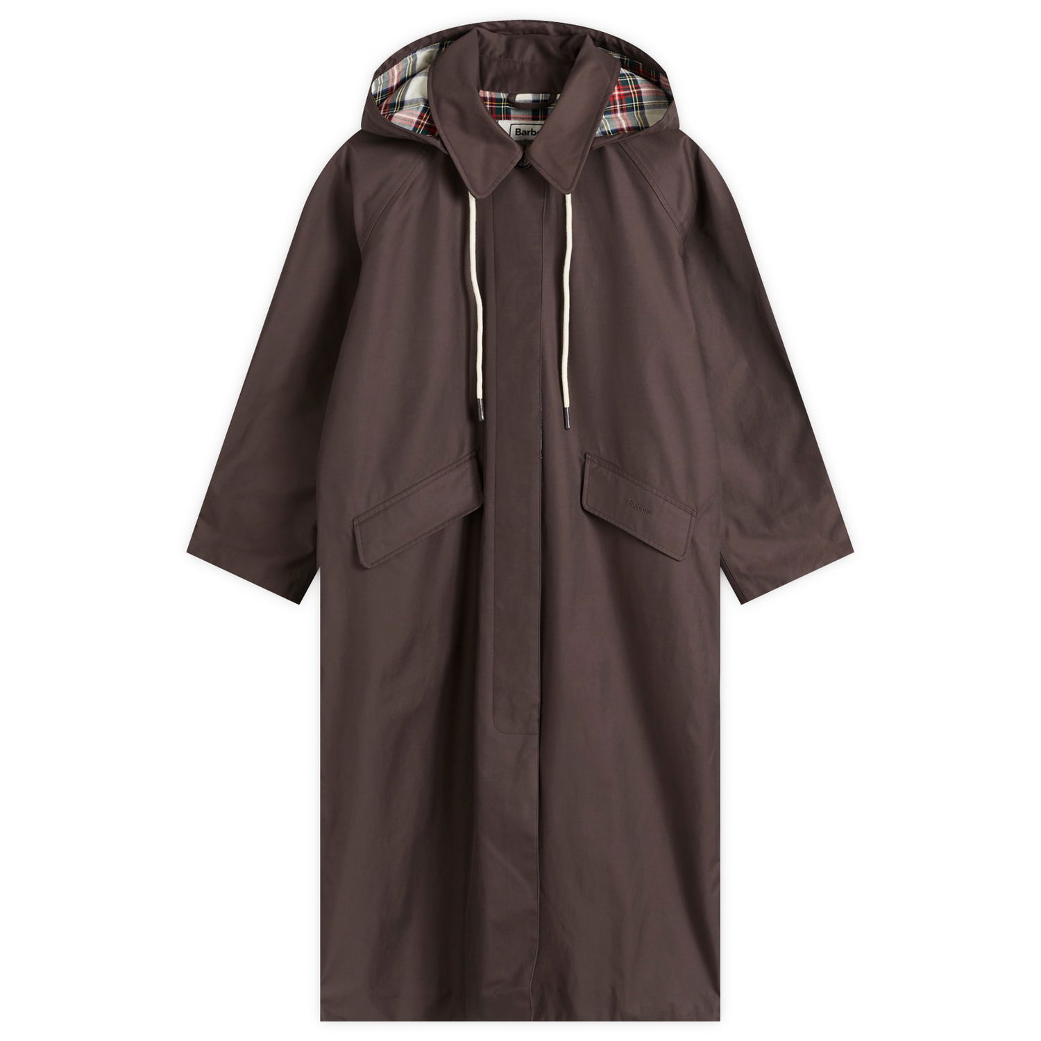 Дъждобран Barbour Hooded Trench Coat with Tartan Lining Кафяво | LWB0907BR91-BR91, 0