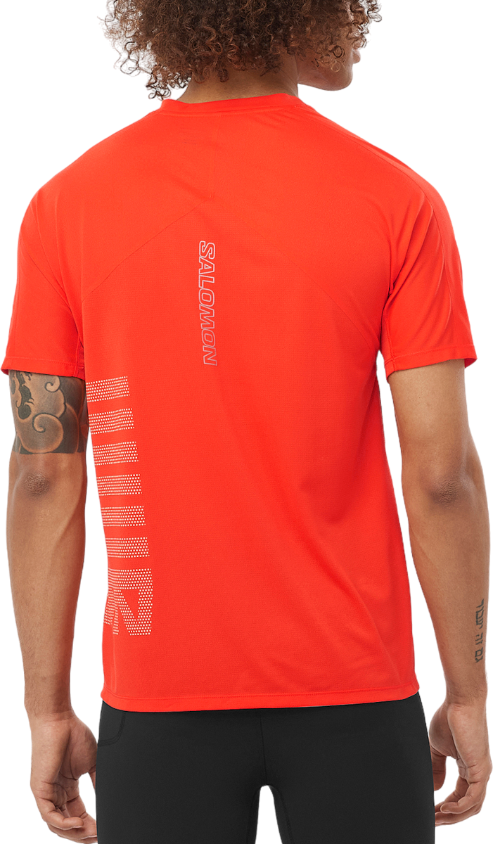 Тениска Salomon SENSE AERO SS TEE GFX Червено | lc2319400, 1