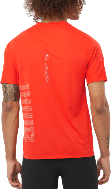 Тениска Salomon SENSE AERO SS TEE GFX Червено | lc2319400, 1