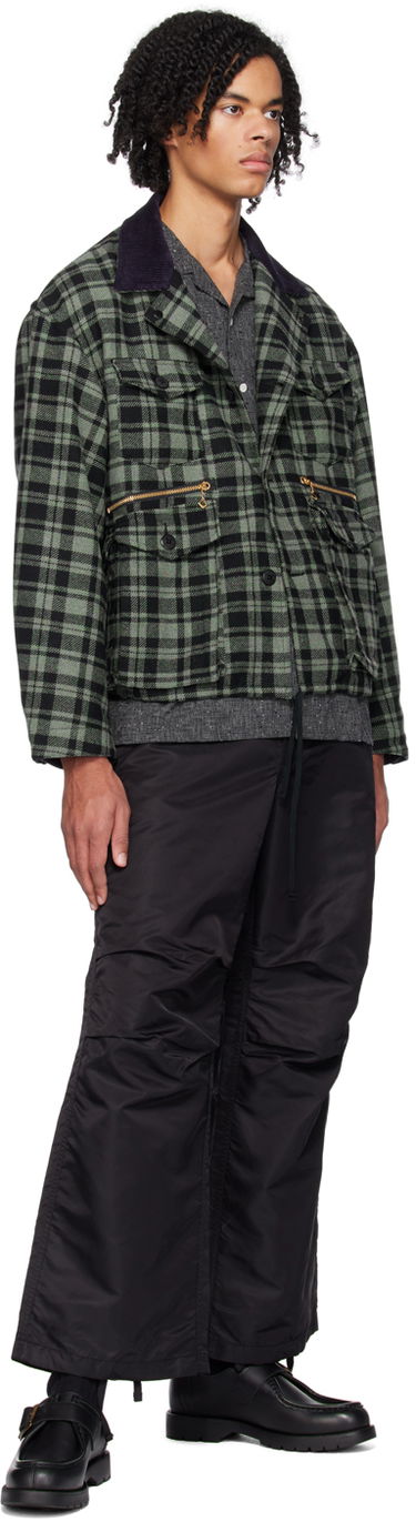 Яке BEAMS BEAMS PLUS Fishing Plaid Jacket Зелено | 38180377791, 3