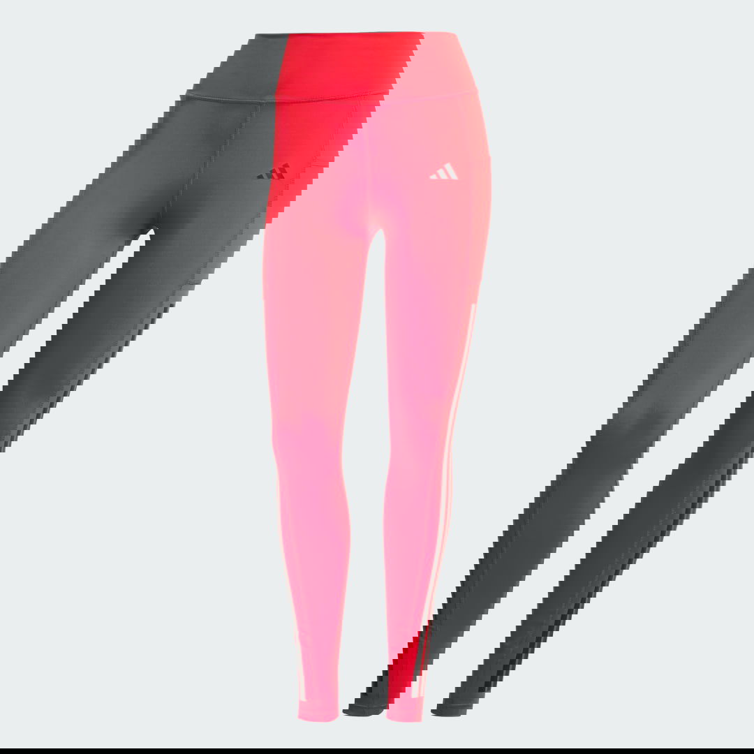Клинове adidas Performance 3-Stripes Full-Length Tights Червено | JP2481, 1