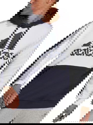 Суитчър adidas Originals Essentials Colorblock Hoodie Бяло | he4327, 0