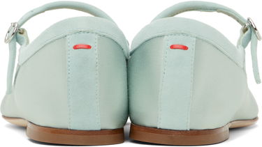 Облекло Aeyde Aeyde Uma Satin Toe-Cap Ballerina Flats Тюркоазено | A11-FL-RKLS08FL169-SS25-1017-067, 1