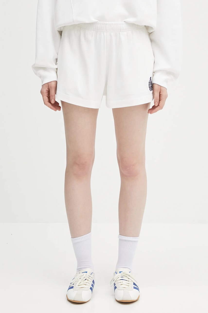 Къси панталони Sporty & Rich Sporty & Rich H&W Crest Embroidered Disco High Waist Shorts Бяло | SH037620241WH01, 0
