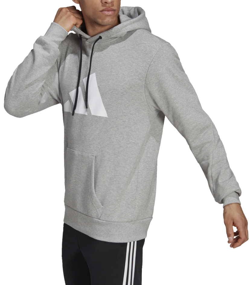 Суитчър adidas Originals Hoodie with Large Logo Сиво | h39802, 0