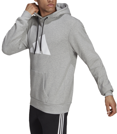 Суитчър adidas Originals Hoodie with Large Logo Сиво | h39802, 0