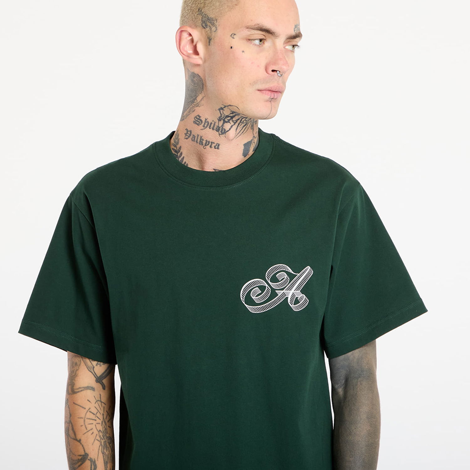 Тениска Awake NY Script Tee Зелено | AWK-FW25-TS002 -GRE, 1
