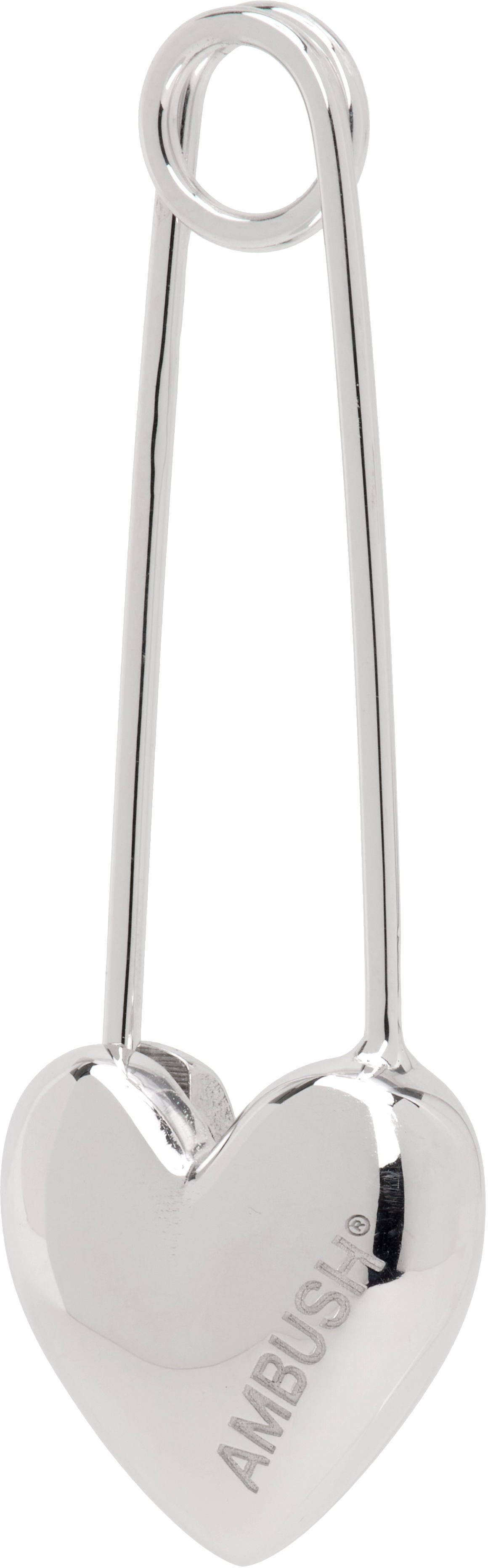 Значка Ambush AMBUSH Heart Safety Pin Earring Металик | 12115244, 1