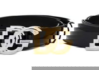 DG Logo Patent Leather Belt