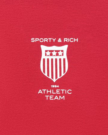 Суитчър Sporty & Rich Athletic Team Crewneck Червено | CR632RU, 1