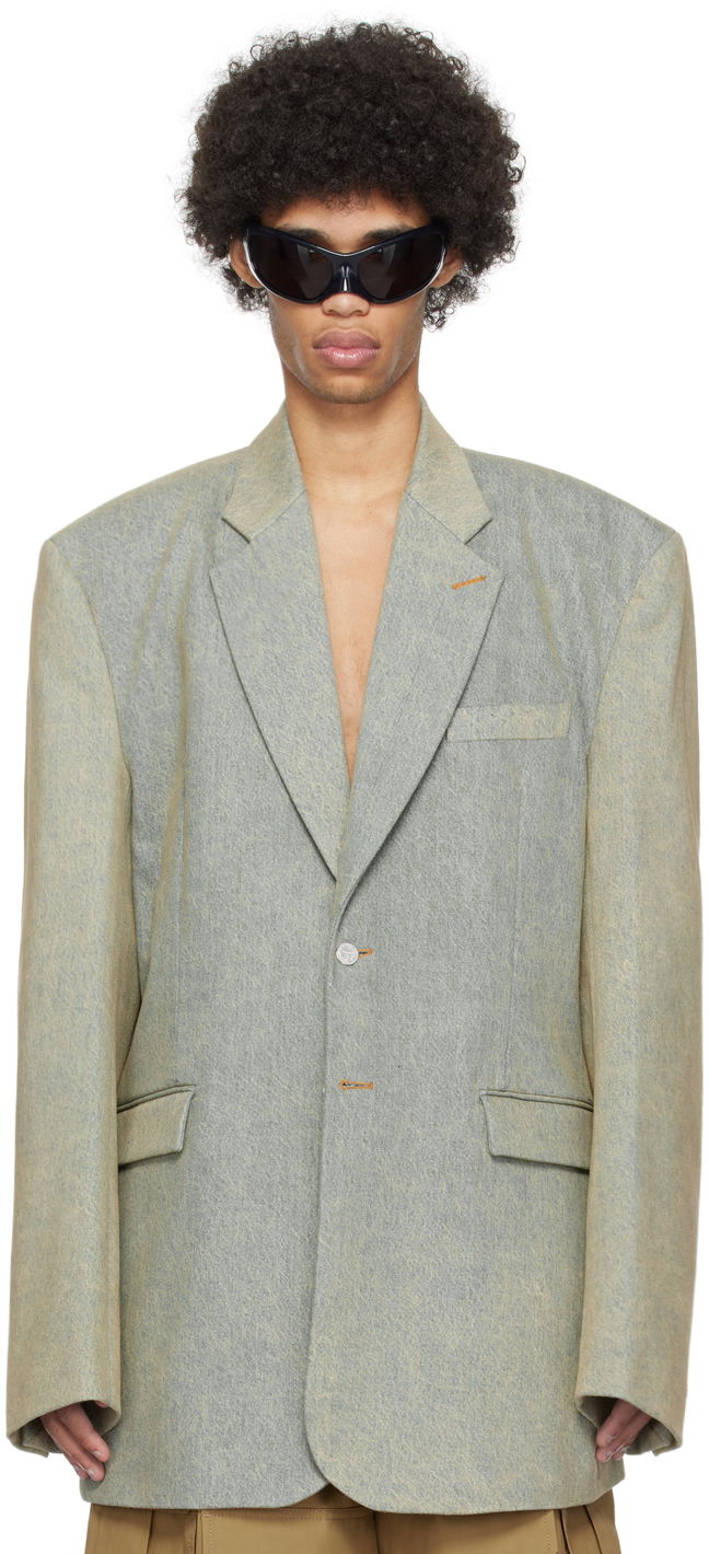 Палта VETEMENTS Tailored Denim Blazer Синьо | UE64JA380S, 0