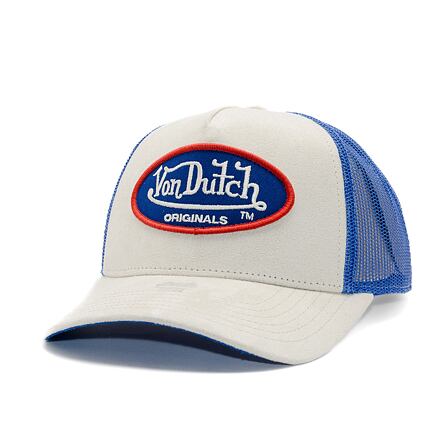 Шапка с козирка Von Dutch Von Dutch Trucker Boston Suede Cap Бяло | VD-7030828, 0