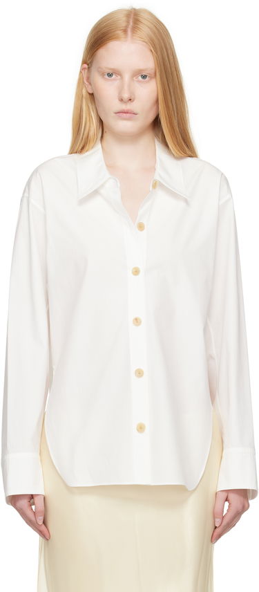Риза Khaite Khaite Herschel Button-Down Shirt Бяло | 2379195, 0
