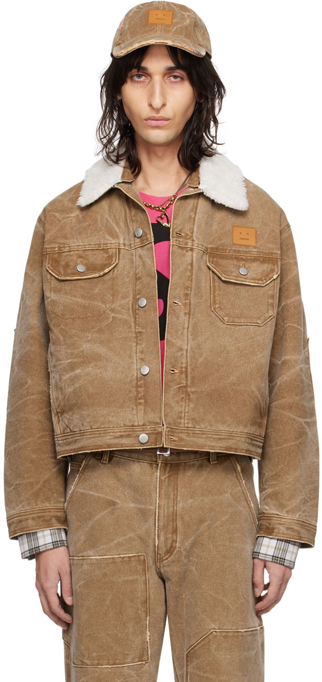 Яке Acne Studios Padded Jacket Кафяво | C90161-