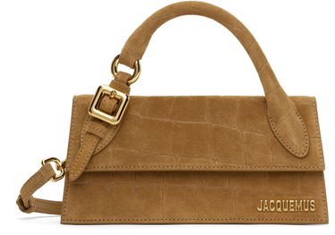Дамска чанта Jacquemus Jacquemus La Croisière 'The long Chiquito with buckle' Suede Bag Кафяво | 25E233BA326-3243, 0