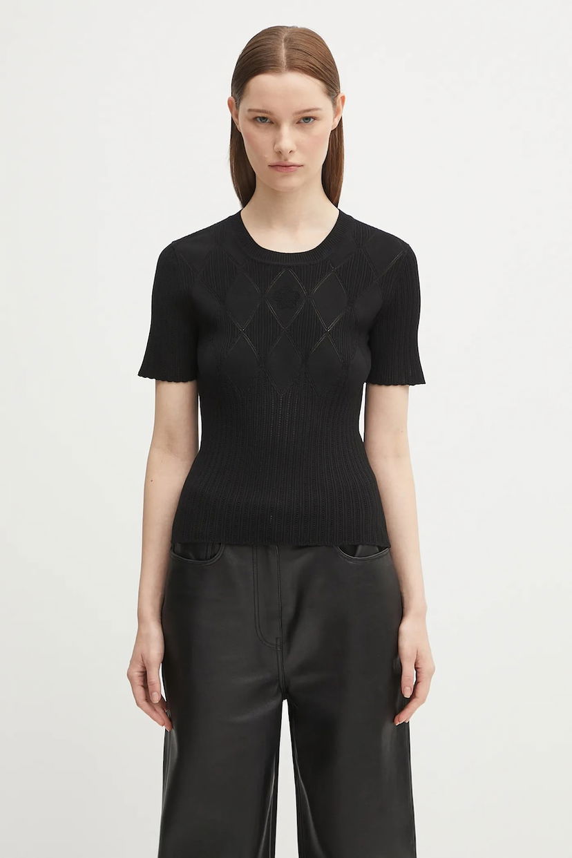 Тениска KENZO Kenzo Textured Summer Top Черно | FF62TO6033CW