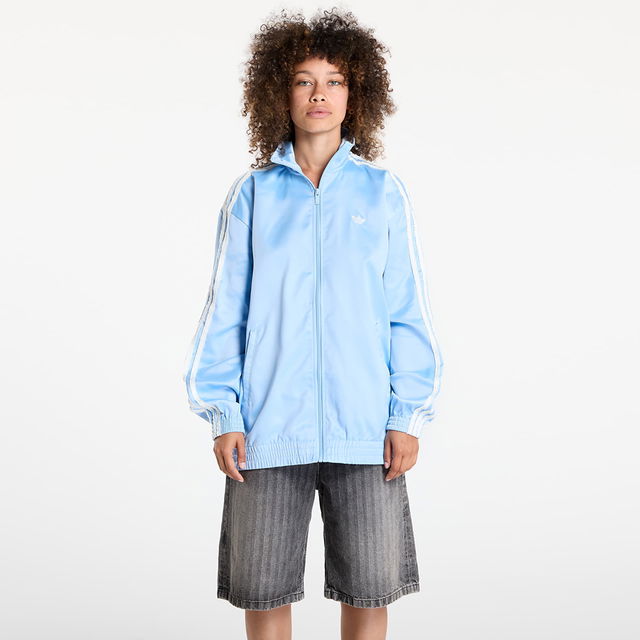 adidas Originals Satin Firebird Ruffle Track Jacket
