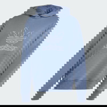 Суитчър adidas Originals Adicolor Outline Trefoil Hoodie Тъмно синьо | IR7991, 4