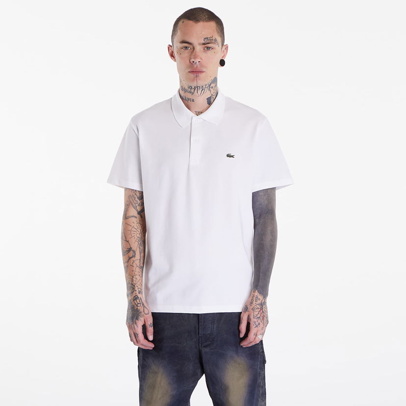 Поло тениска Lacoste T-Shirt S/S Polo White Бяло | DH0783 001