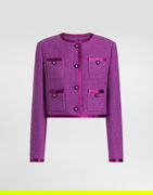 Dolce & Gabbana Rachel Tweed Single-Breasted Jacket