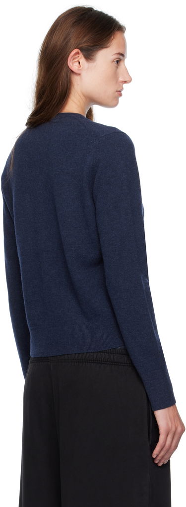 Пуловер Acne Studios Fitted Yak Wool Cardigan Тъмно синьо | A60634-, 2