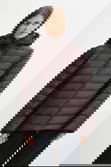Пухо яке Rains Rains Lohja Hooded Puffer Jacket Бургунди | 15810.129, 1