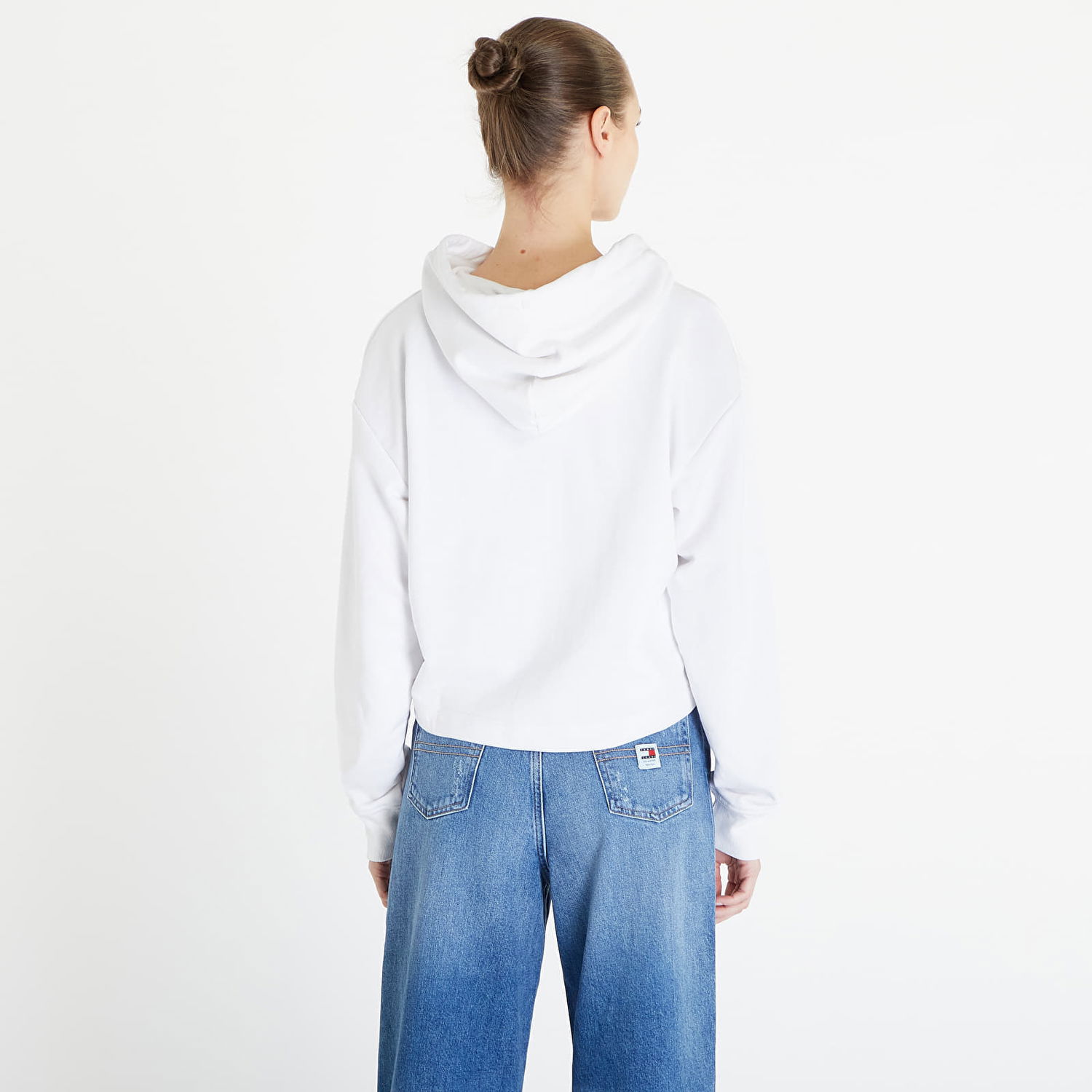 Суитчър Tommy Hilfiger Relaxed Essential Logo Hoodie Бяло | DW0DW17797 YBR, 1