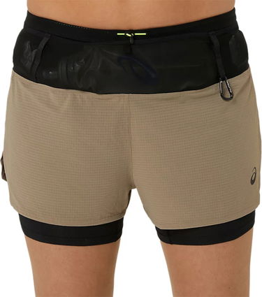 Къси панталони Asics FUJITRAIL 2-N-1 SHORT Кафяво | 2012c719-200, 2