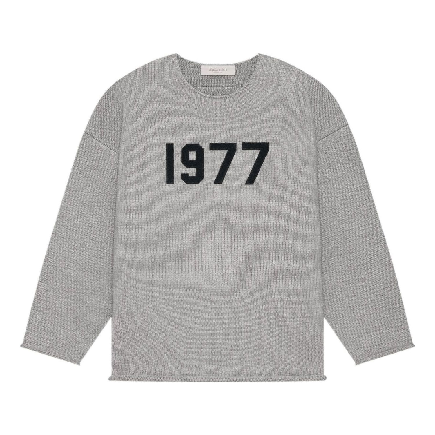Пуловер Fear of God Essentials 1977 Raw Edge Top Сиво | FOG-SS22-086, 0