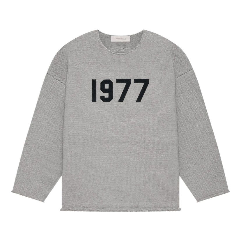 Пуловер Fear of God Essentials 1977 Raw Edge Top Сиво | FOG-SS22-086