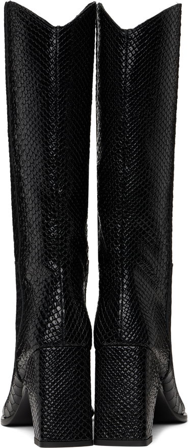 Облекло Coperni Coperni Python Embossed Bridge Cowboy Boots Черно | COPSH16F6047, 1