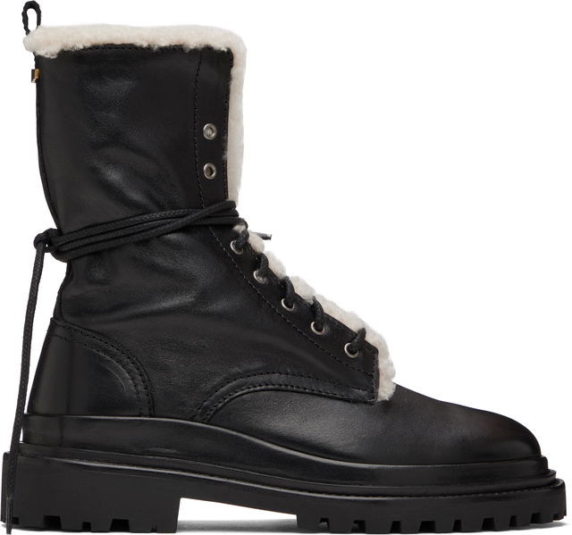 Isabel Marant Ghiso Shearling-Lined Leather Boots