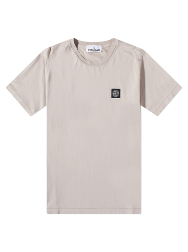 Тениска Stone Island Patch Tee Dove Сиво | 101524113-V0092