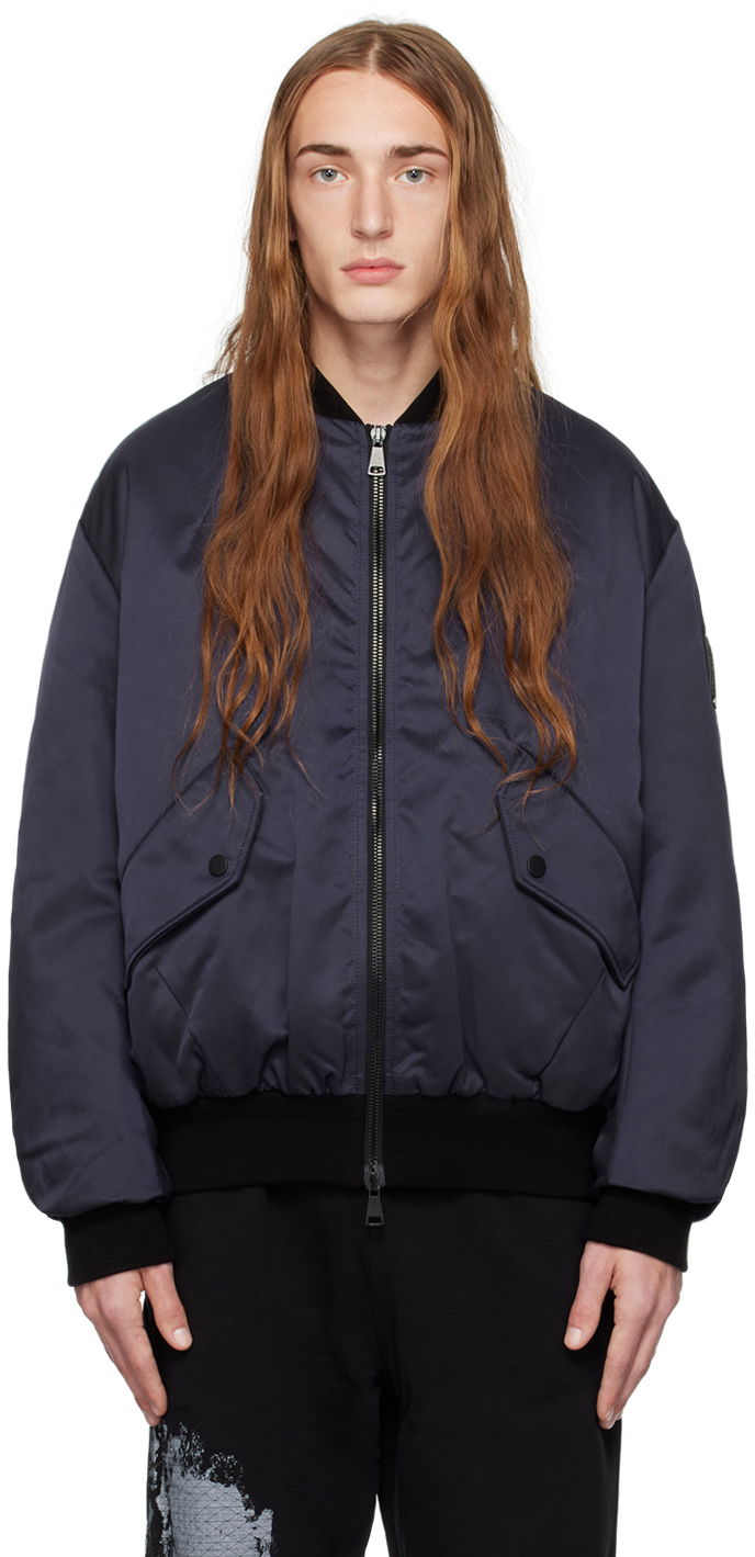 Яке A-COLD-WALL* Overdye Bomber Jacket Тъмно синьо | ACWMO211, 0