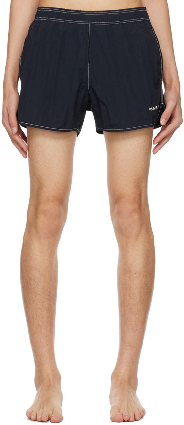 Къси панталони ISABEL MARANT Vicente Swim Shorts Черно | 24PMB0010HA-B1P02H