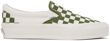 Кецове и обувки Vans Vans Classic Slip-On Checkerboard Зелено | VN000CSECIB, 0