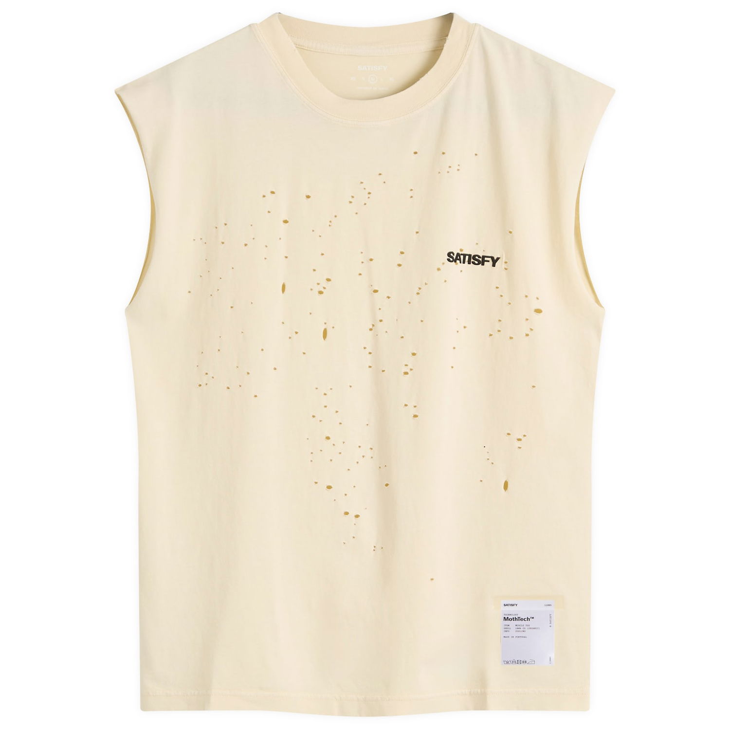 Потник Satisfy MothTech™ Muscle T-Shirt, Size Large Бежово | 11005-AEC-SAB, 1