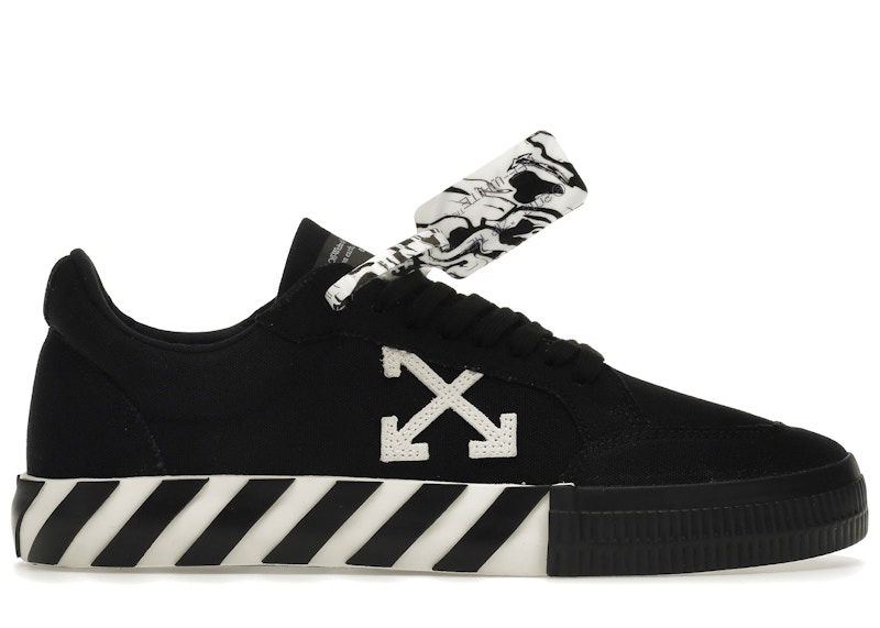 Кецове и обувки Off-White Vulc Low Black White Arrow Черно | OMIA085R21FAB0011001 / OMIA085F21FAB0021001, 0