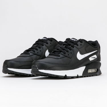 Кецове и обувки Nike Air Max 90 Leather GS Черно | CD6864-010, 1
