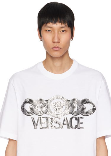 Обеци Versace Versace Greca Hoop Earrings Металик | 1018958_1A00620, 2
