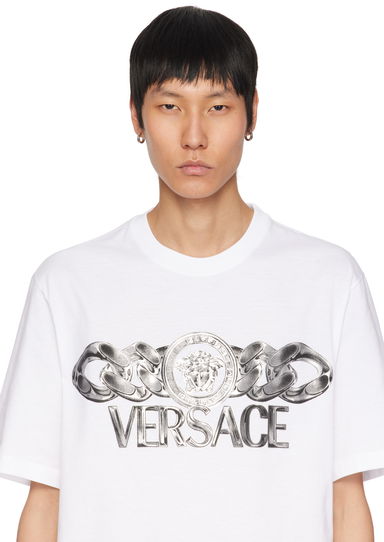Versace Greca Hoop Earrings, 2