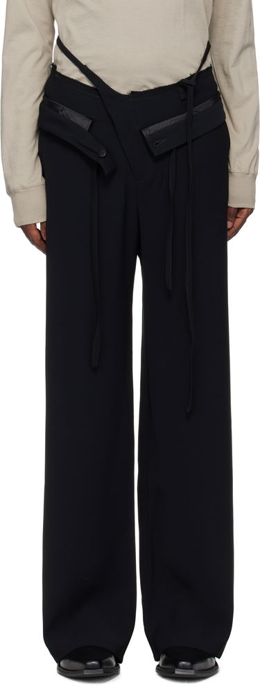 Панталони Ottolinger Ottolinger Double Fold Suit Trousers Черно | 1230801921, 0