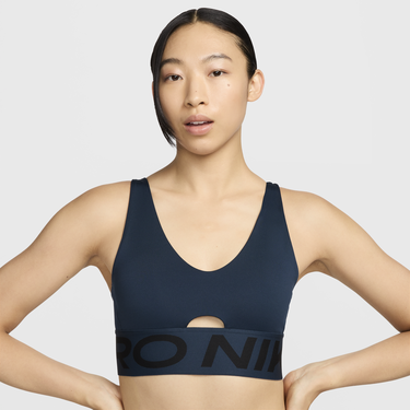 Сутиен Nike Pro Indy Plunge Тъмно синьо | HF7324-478, 4