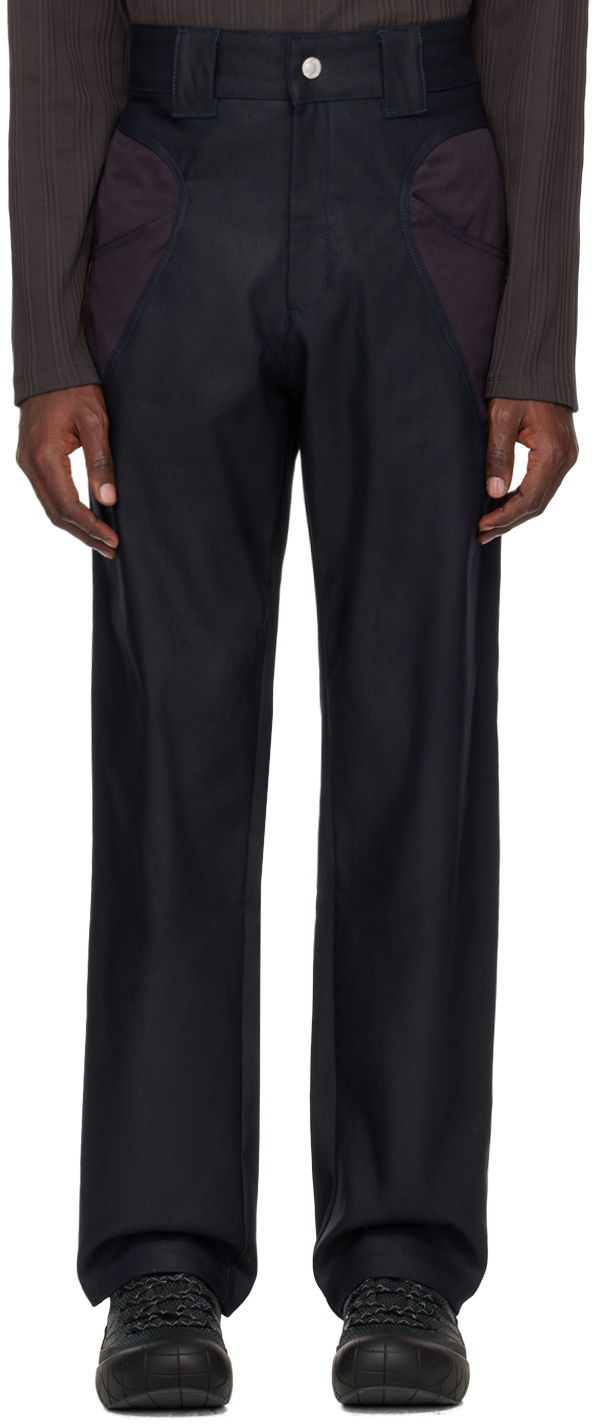 Карго панталони AFFXWRKS Denim Cargo Pants Синьо | SS24TR08, 0