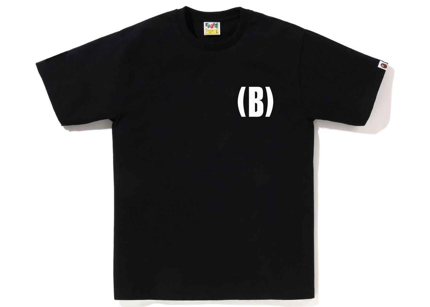 Тениска BAPE B One Point Tee Черно | 1J30-110-059, 0