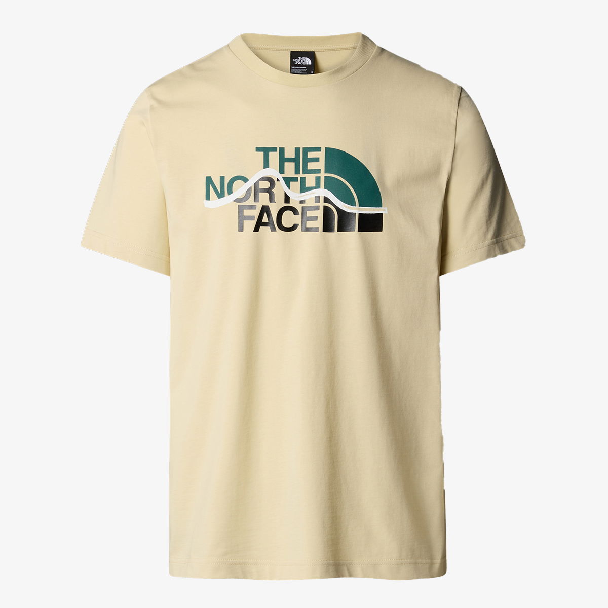 Тениска The North Face Mountain Line Short Sleeve T-Shirt Бежово | NF0A87NT3X41, 0