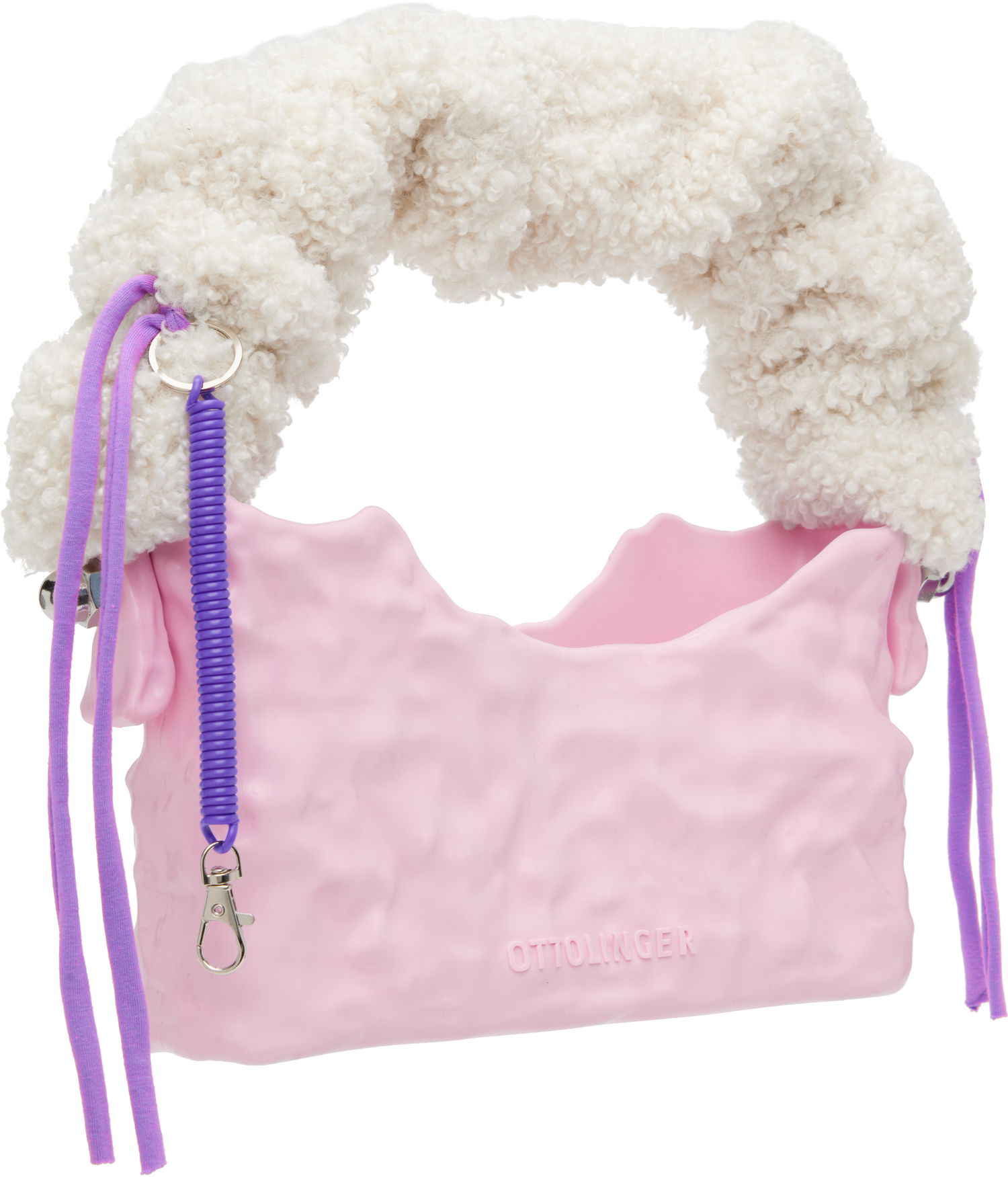 Дамска чанта Ottolinger Ottolinger Signature Baguette Bag Розово | 1272003121, 1