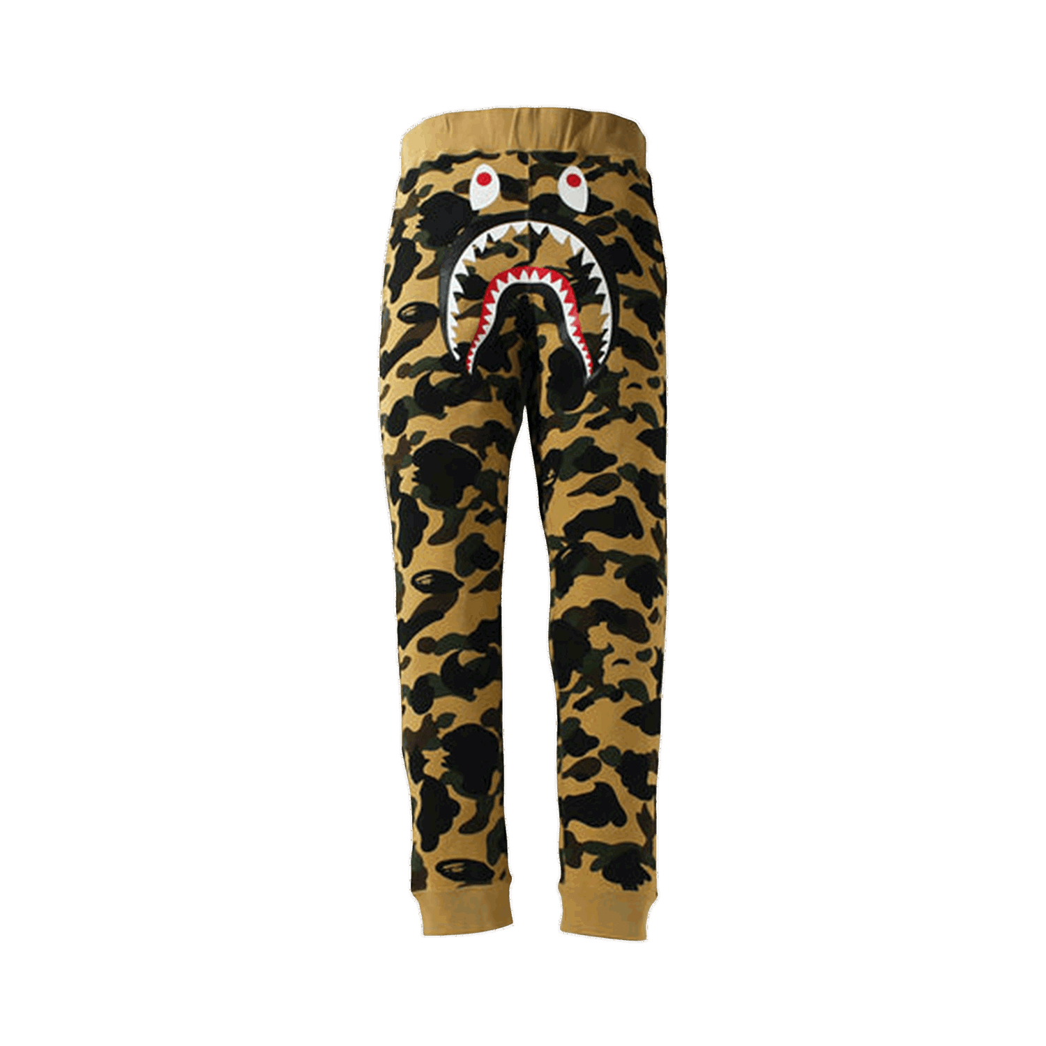 Спортни панталони BAPE 1st Camo Shark Slim Fit Sweatpants Жълто | 1H80 152 012 YELLOW, 0