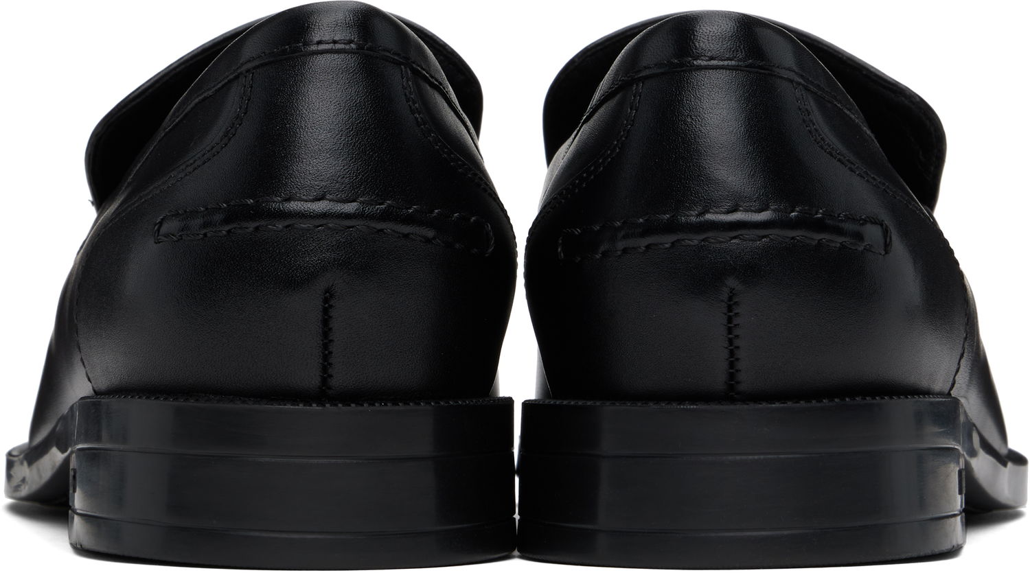 Кецове и обувки BOSS BOSS Tassel Leather Loafers Черно | 50531305, 1